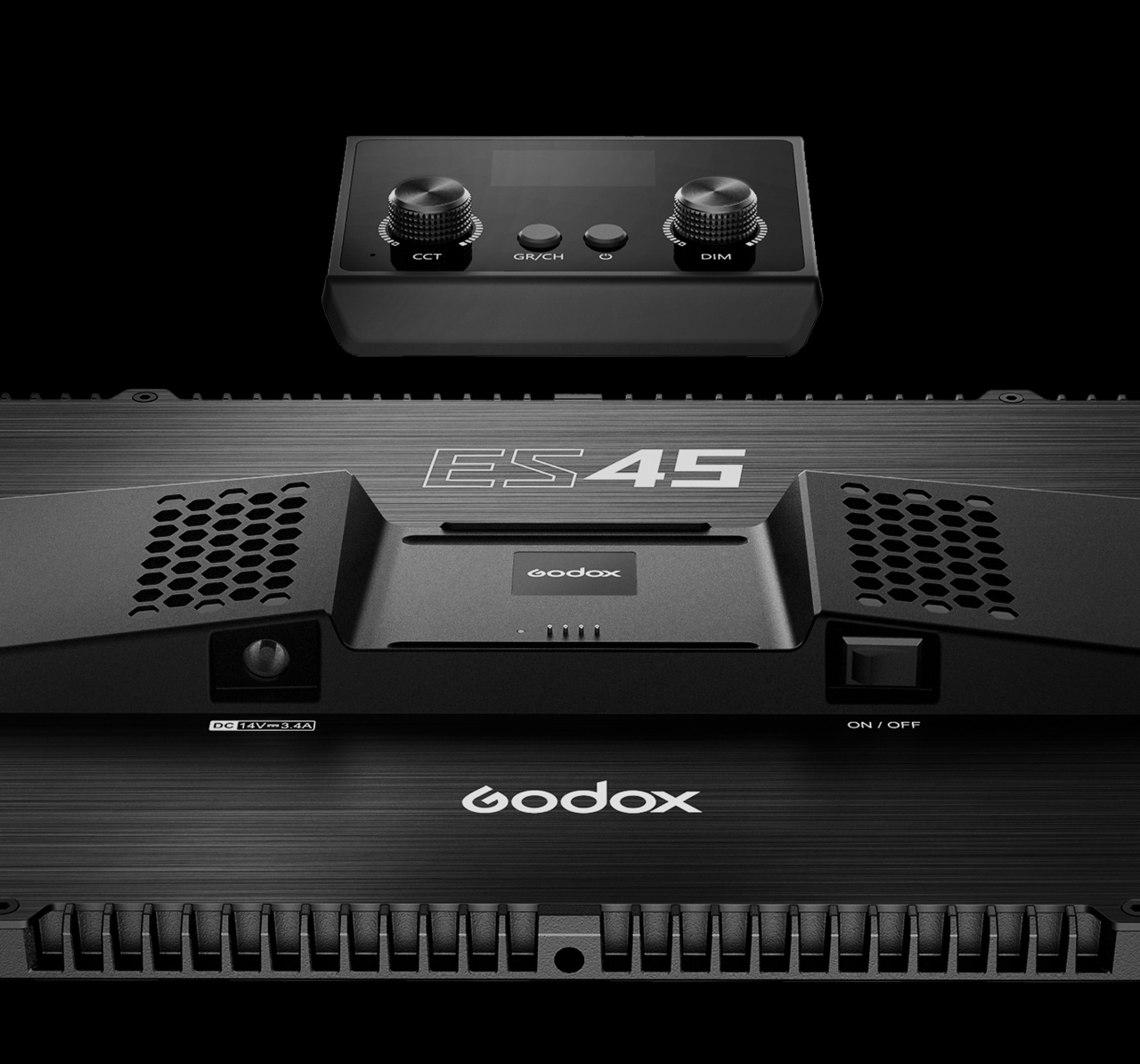 Осветитель светодиодный Godox ES45 Kit с креплением для стола