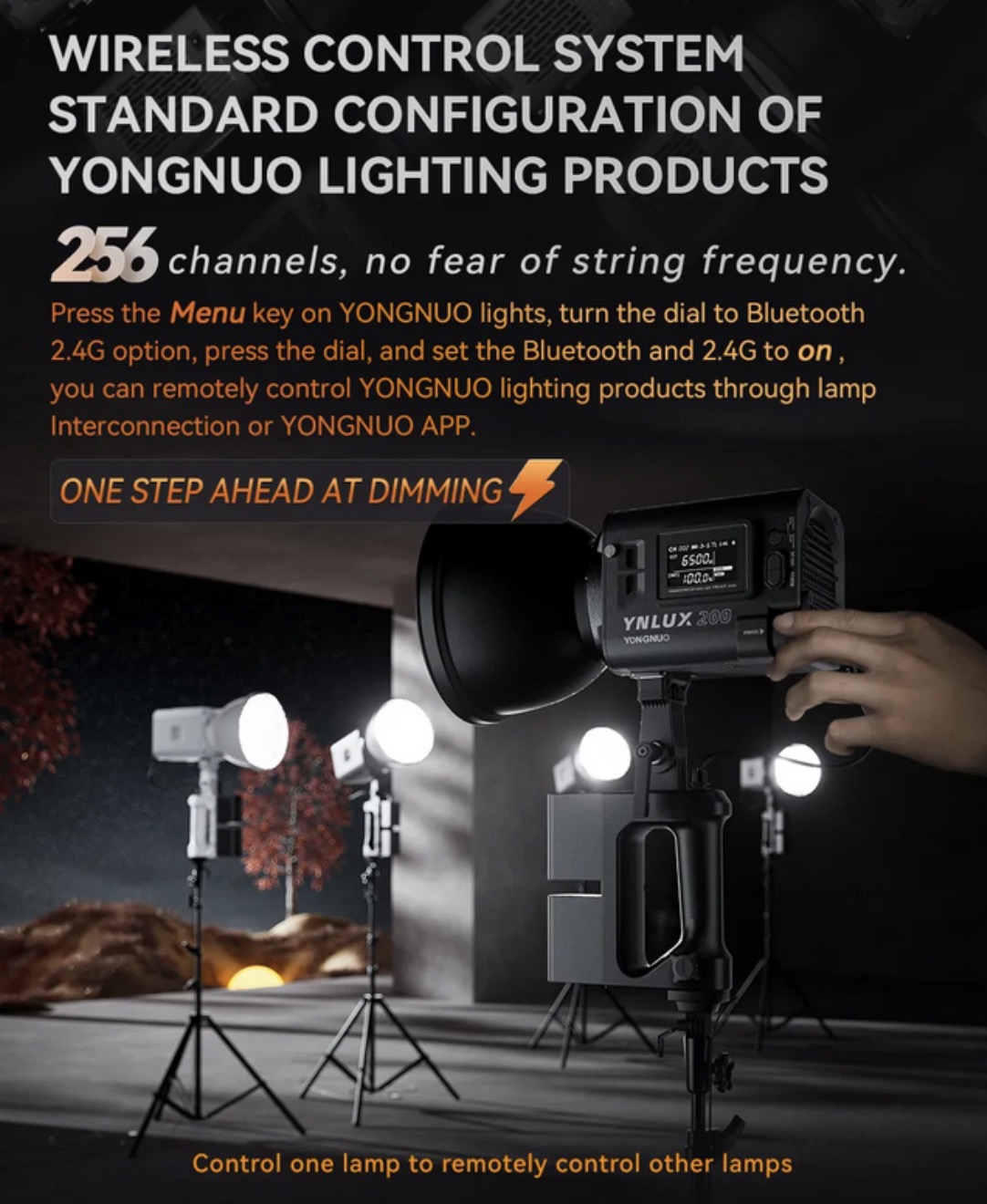 Осветитель YongNuo YNLUX200-KIT 5600K Белый