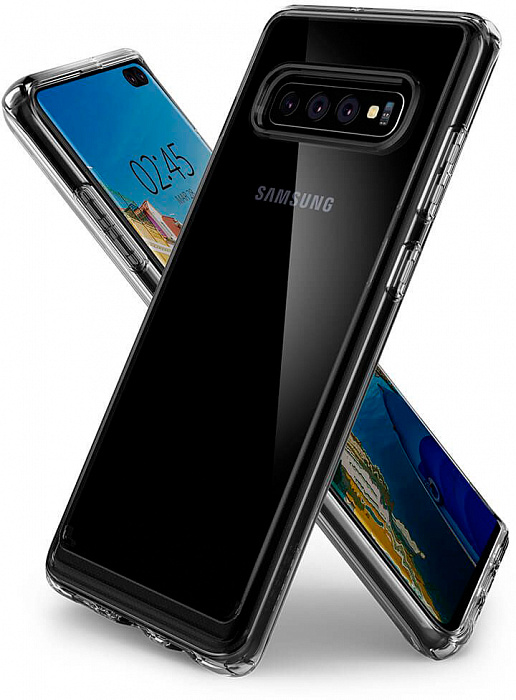 Чехол Spigen Crystal Hybrid Clear (605CS25661) для Samsung Galaxy S10