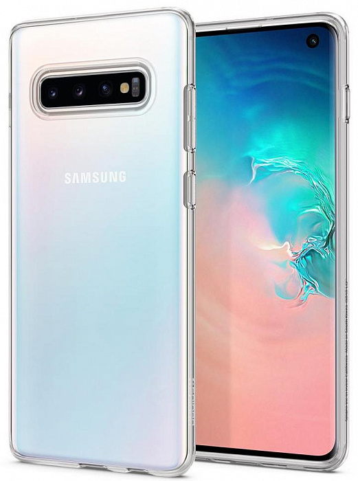 <h1>Чехол Spigen Liquid Crystal Clear (605CS25796) для Samsung Galaxy S10