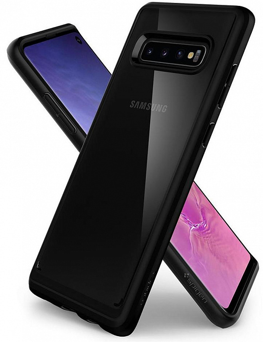 Чехол Spigen Ultra Hybrid Black (605CS25802) для Samsung Galaxy S10