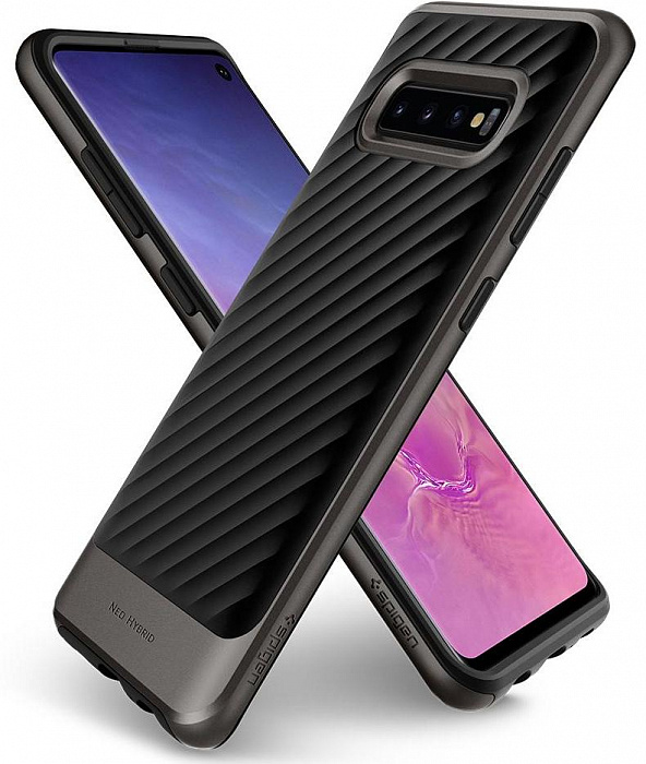 Чехол Spigen Neo Hybrid Gunmetal (605CS25809) для Samsung Galaxy S10 