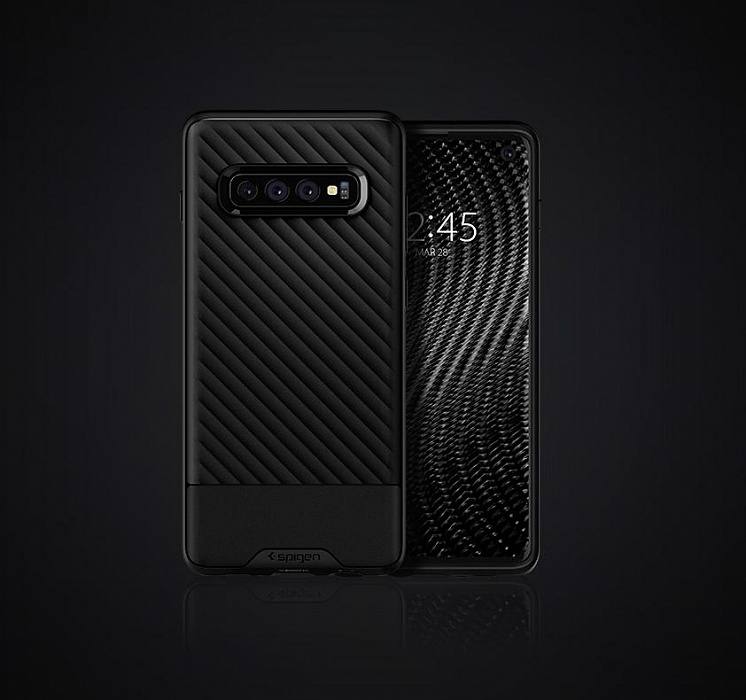 Чехол Spigen Core Armor Black (606CS25655) для Samsung Galaxy S10+ 