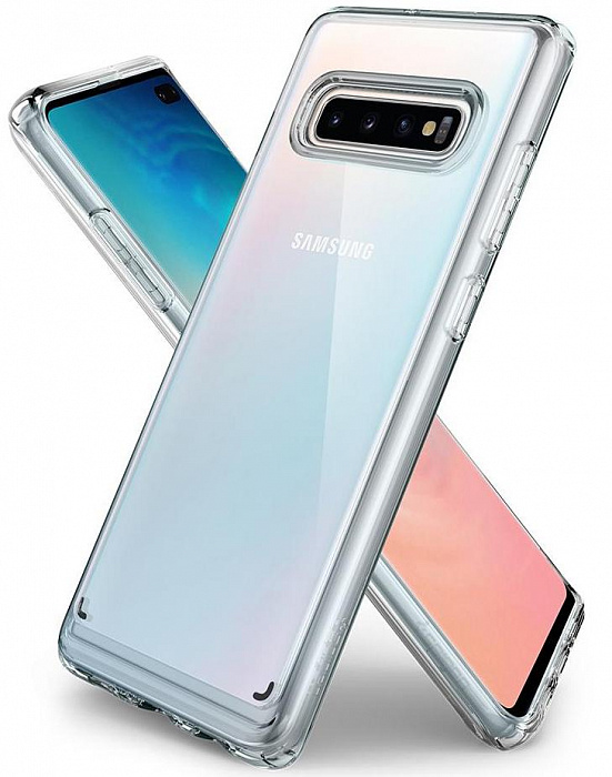 Чехол Spigen Ultra Hybrid Crystal Clear (606CS25766) для Samsung Galaxy S10+