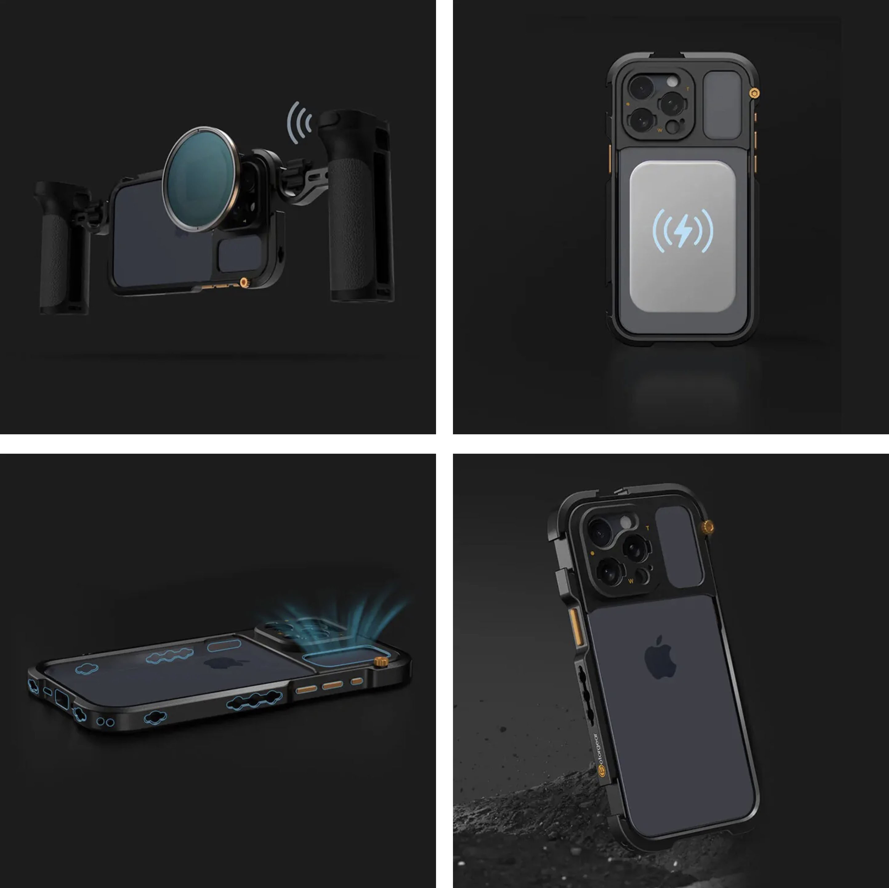 Клетка Fotorgear Pro II Video Bundle для iPhone 15 Pro Max