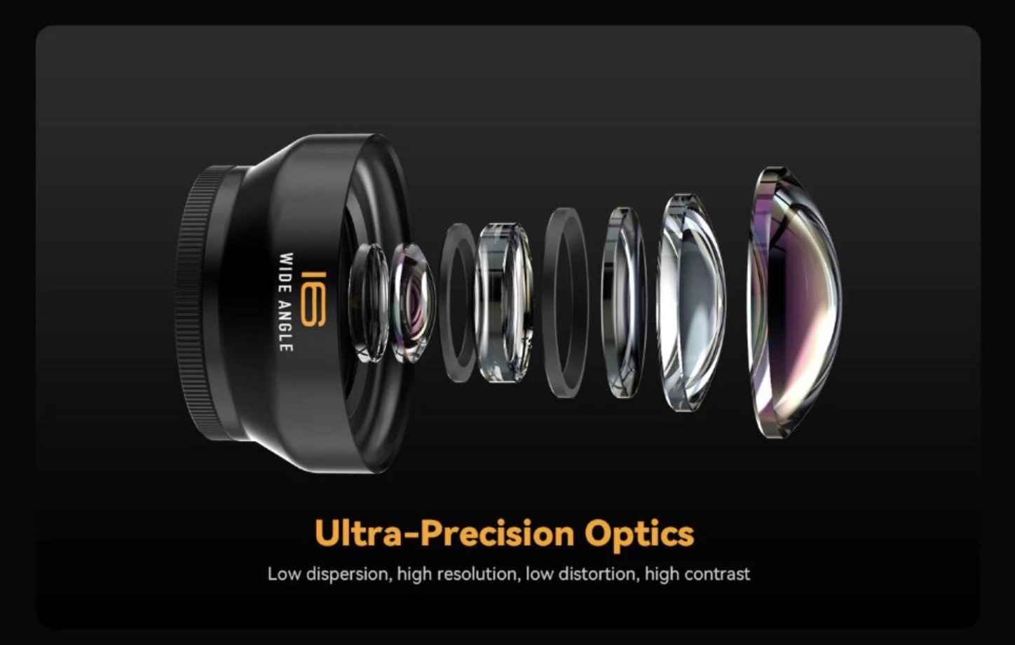 Объектив FotorGear Pro II 16mm Wide Angle для смартфона