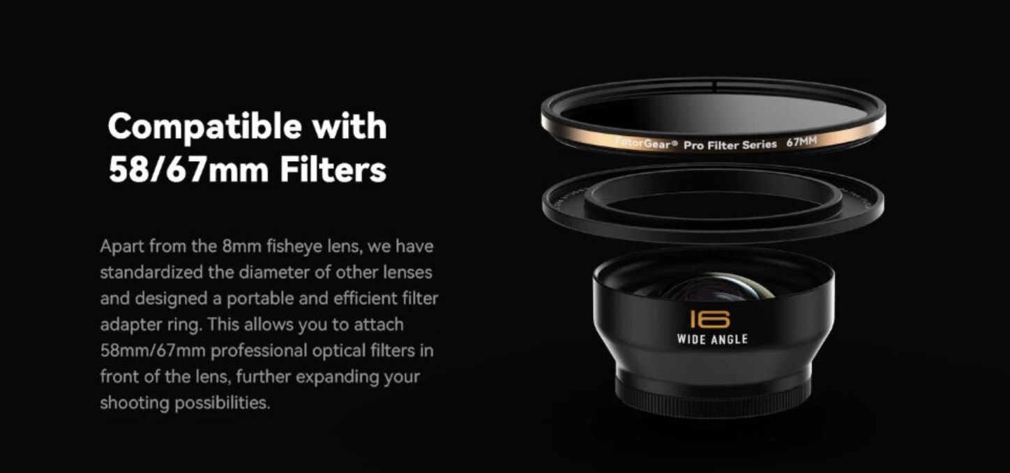 Объектив FotorGear Pro II 16mm Wide Angle для смартфона