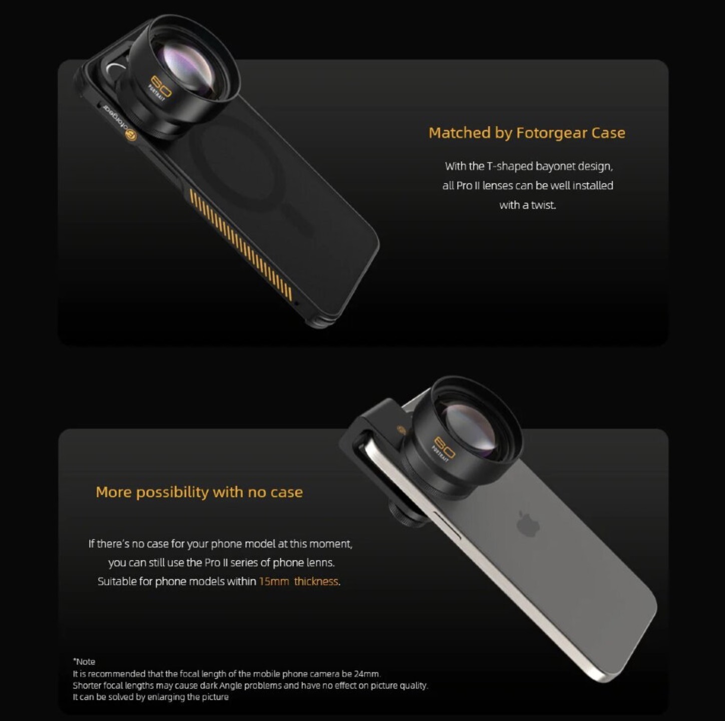 Объектив FotorGear Pro II 16mm Wide Angle для смартфона