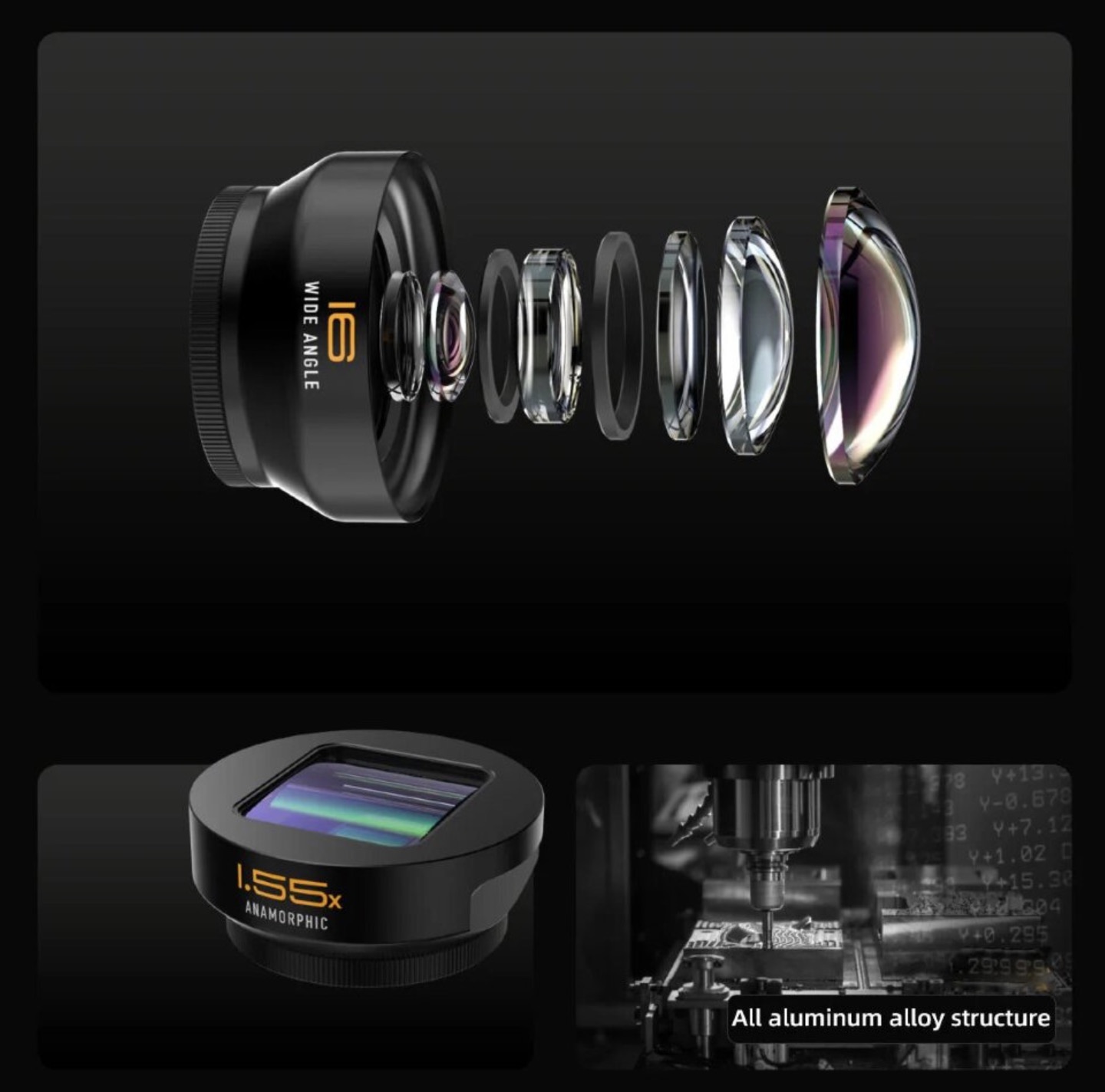 Объектив Fotorgear Pro II 45mm Macro для смартфона