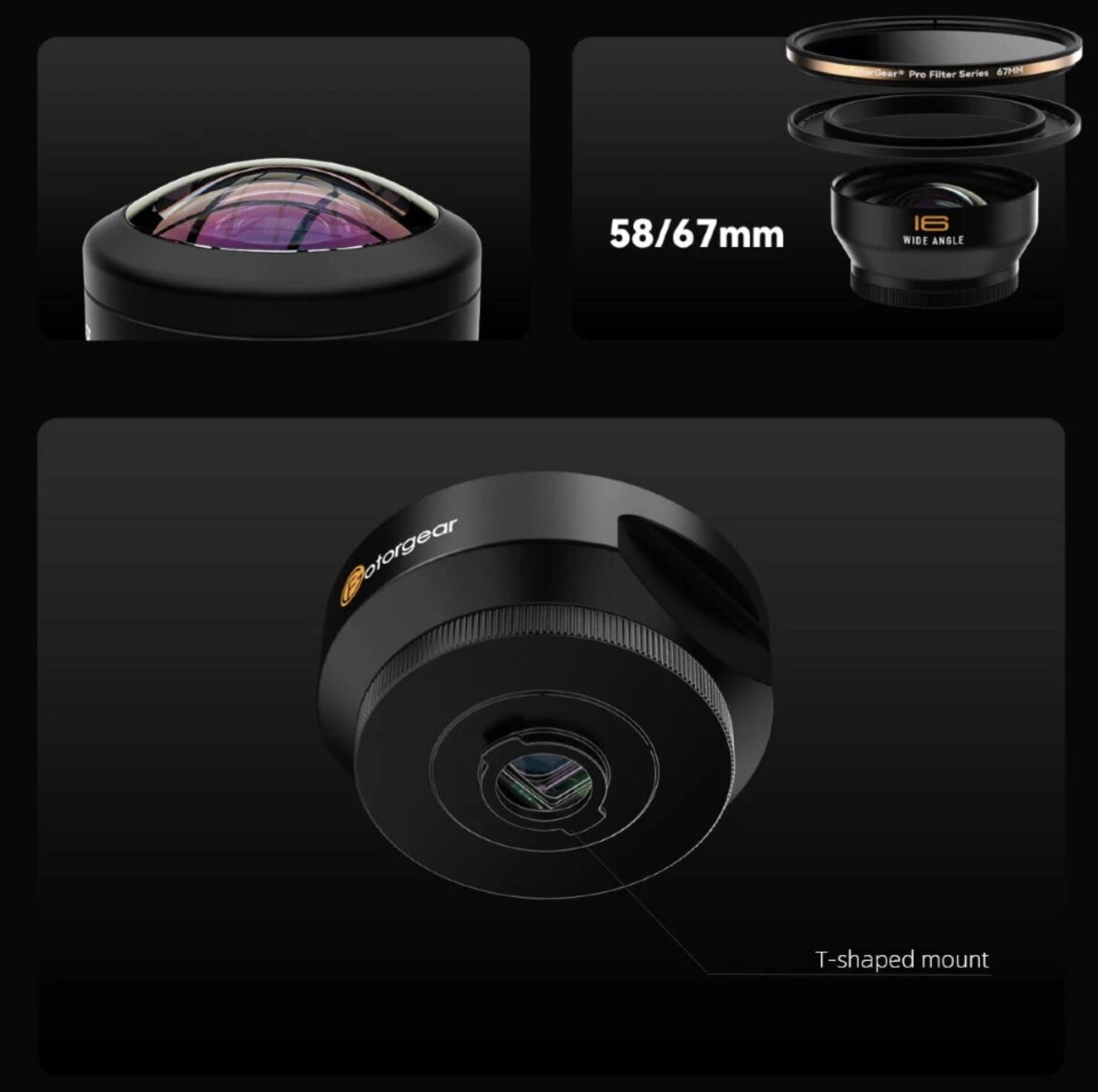 Объектив Fotorgear Pro II 45mm Macro для смартфона