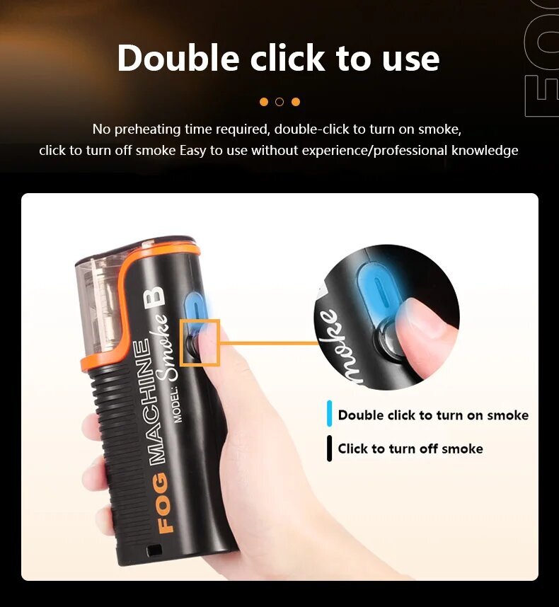 Портативный генератор дыма LensGo FOG MACHINE Smoke B