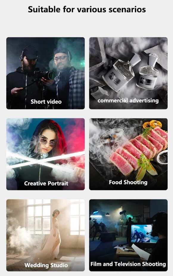 Портативный генератор дыма LensGo FOG MACHINE Smoke S