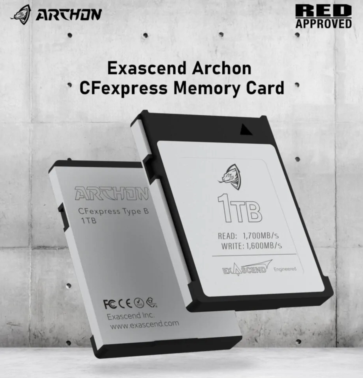 Карта памяти Exascend CompactFlash Archon CFexpress Type-B 1TB