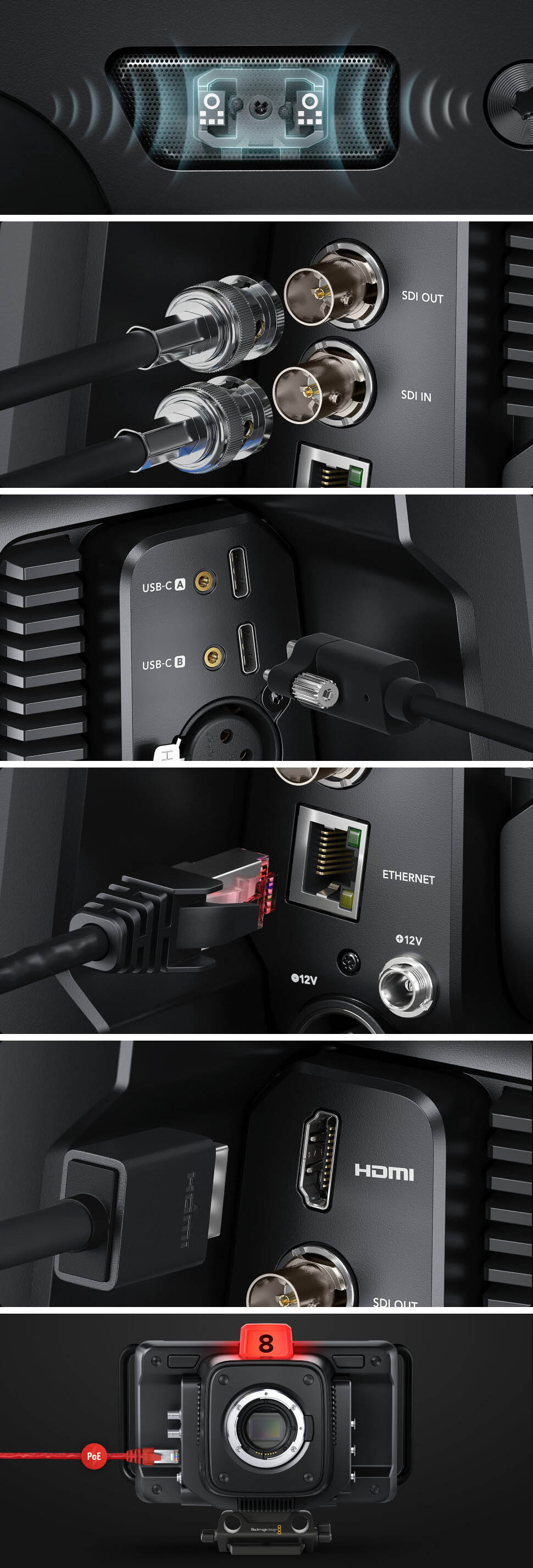 Студийная камера Blackmagic Studio Camera 4K Plus G2
