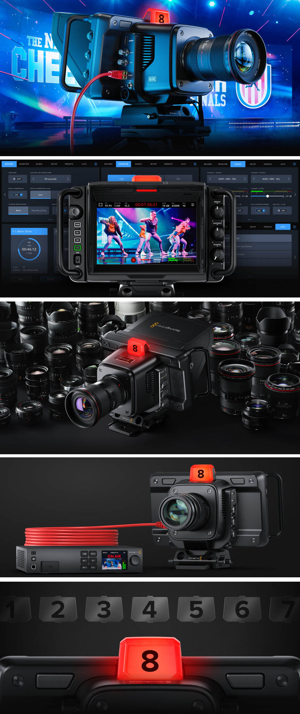 Студийная камера Blackmagic Studio Camera 4K Plus G2