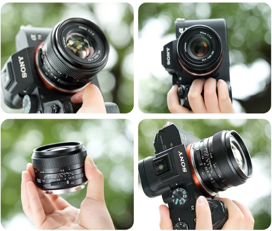 Объектив 7Artisans 35mm F1.4 Mark III RF Серый