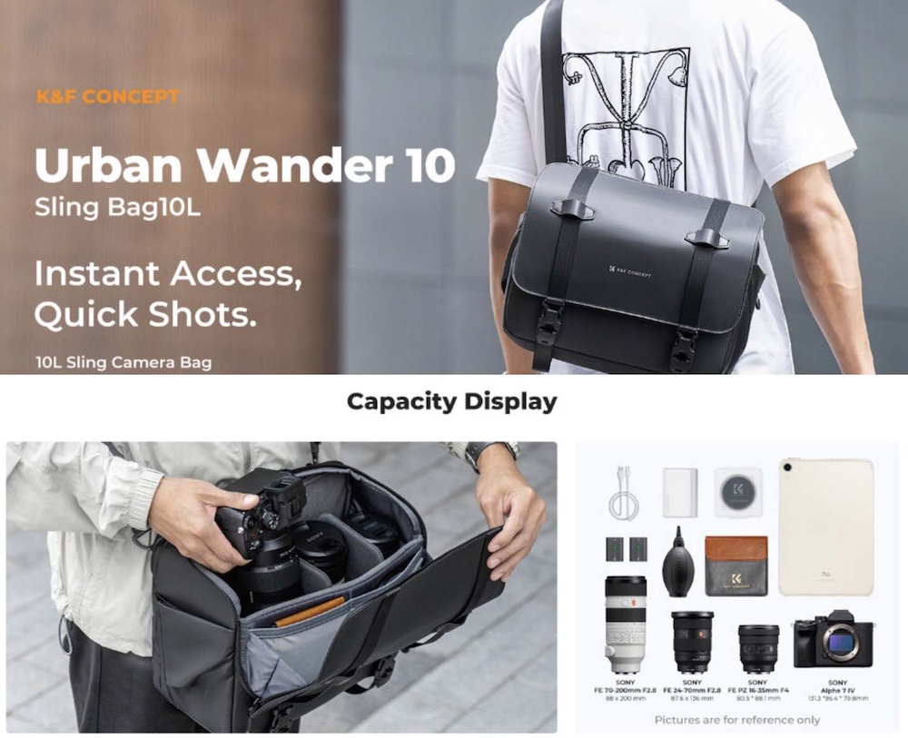 Сумка K&F Concept Urban Wander 10 Sling