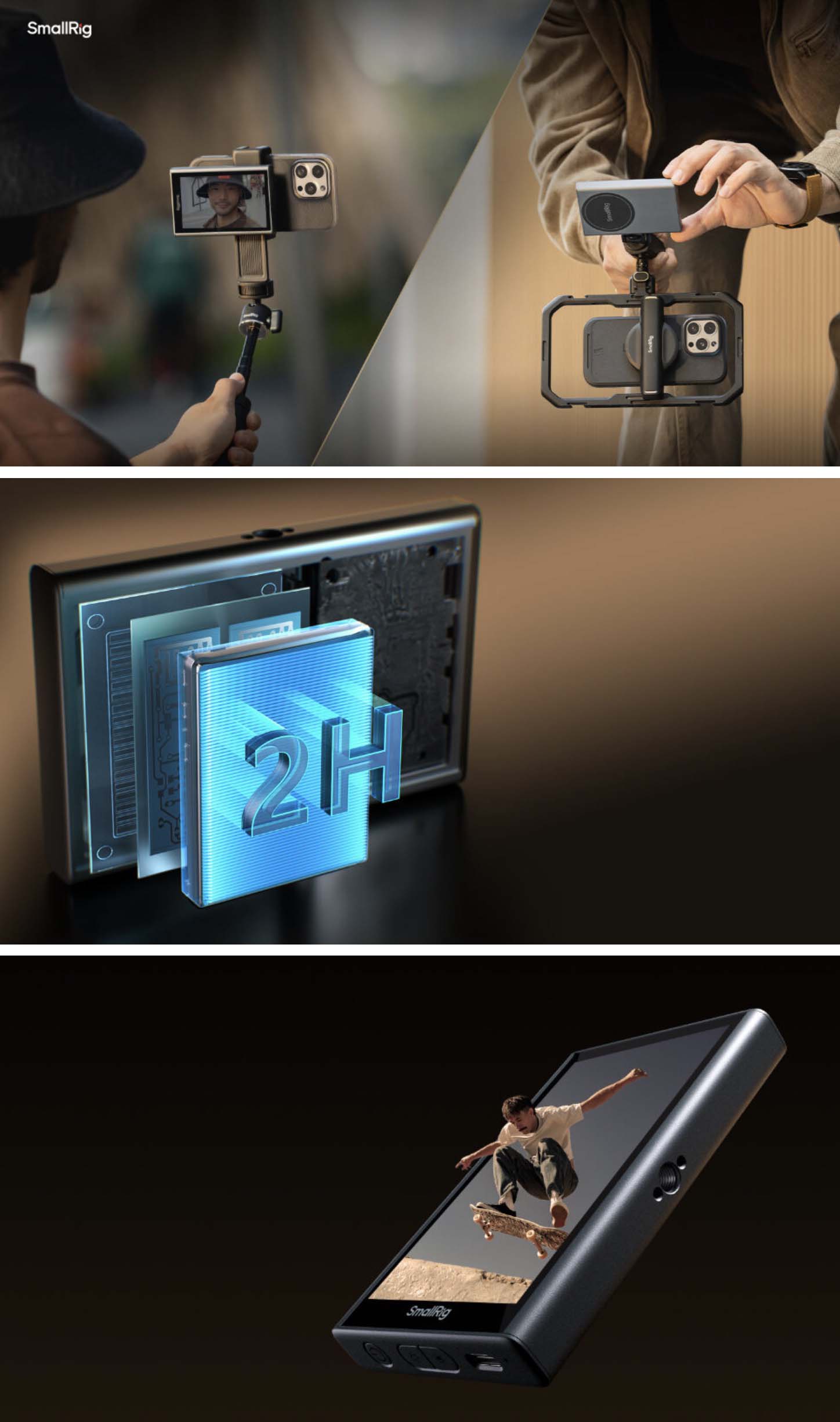 Монитор для селфи SmallRig 4851 Monitor Phone Vlog Kit