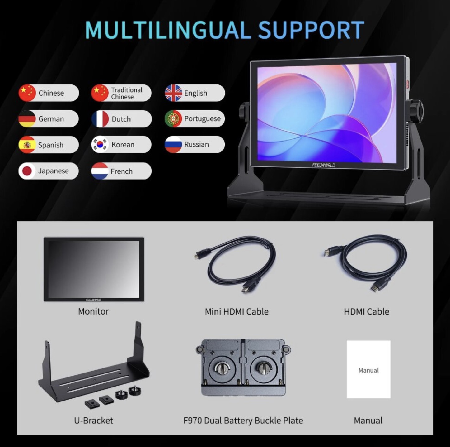 Операторский монитор Feelworld S10