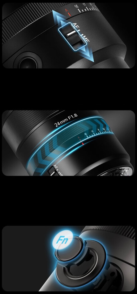 Объектив 7Artisans 24mm F1.8 AF E-Mount