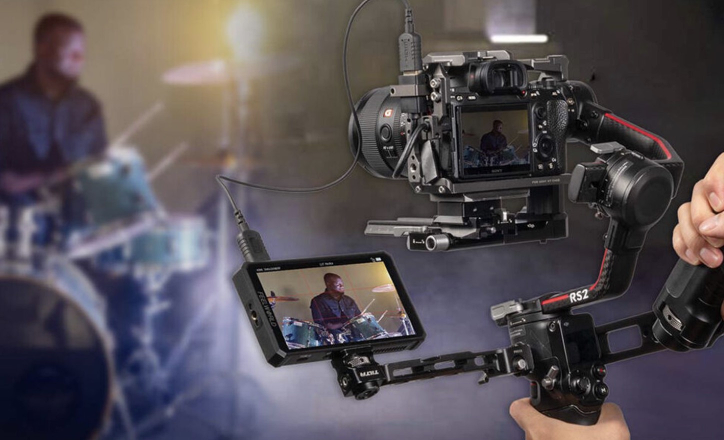 Операторский монитор Feelworld PS6 OLED