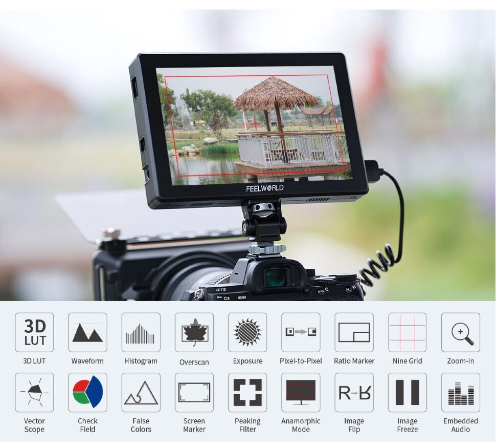 Операторский монитор Feelworld T7 Pro
