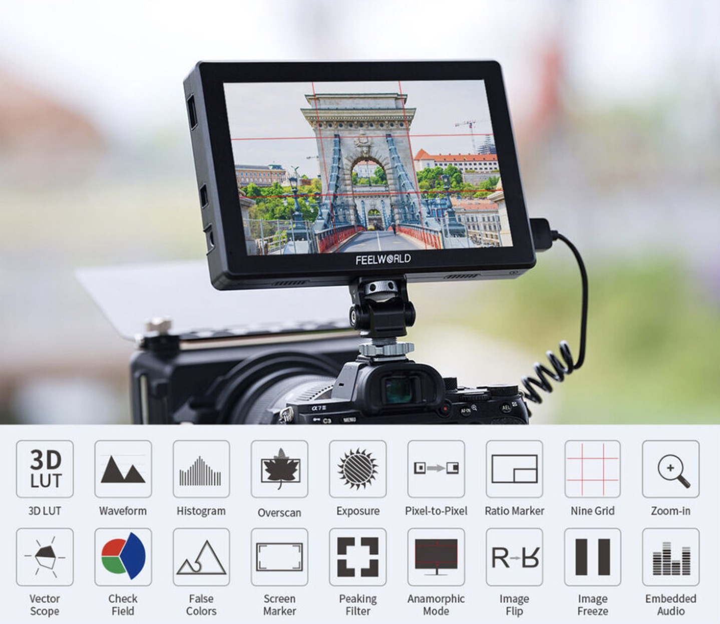 Операторский монитор Feelworld T7S Pro