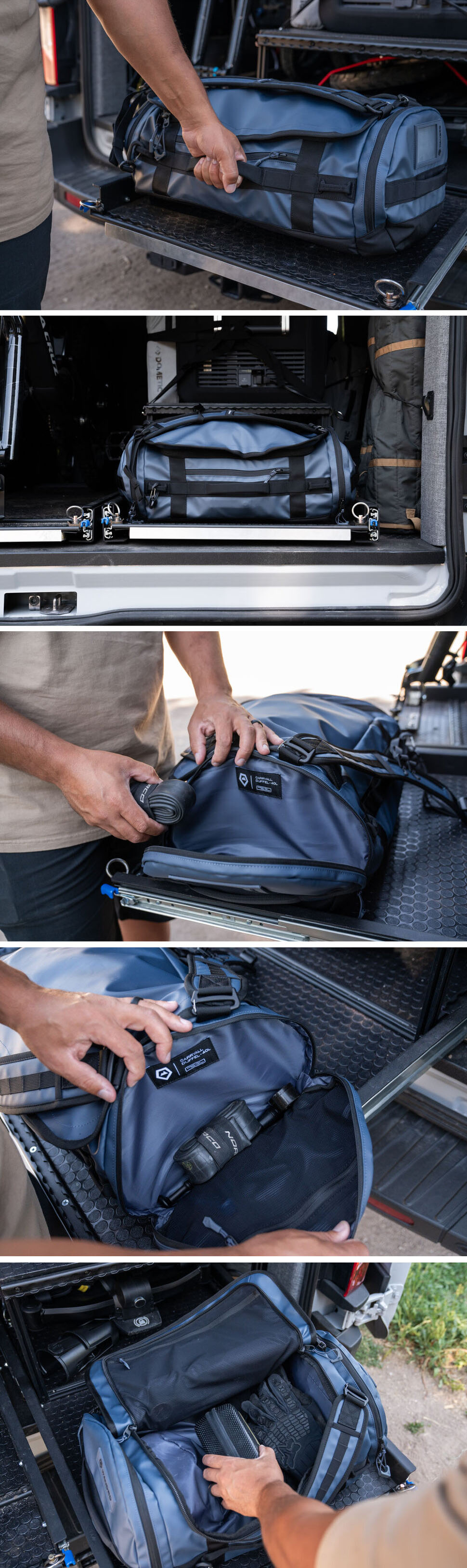 Сумка-рюкзак WANDRD CARRYALL Duffel 40L Синяя