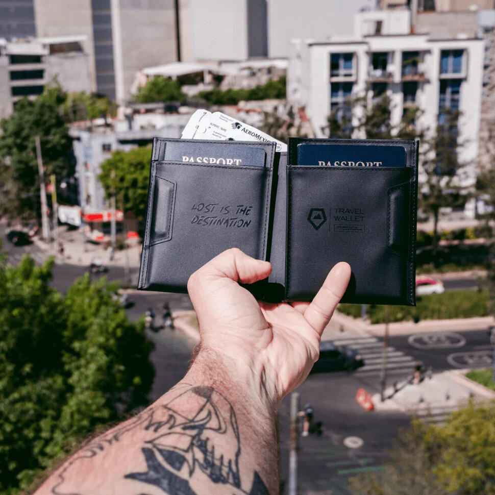 Кошелёк WANDRD Travel Wallet Чёрный