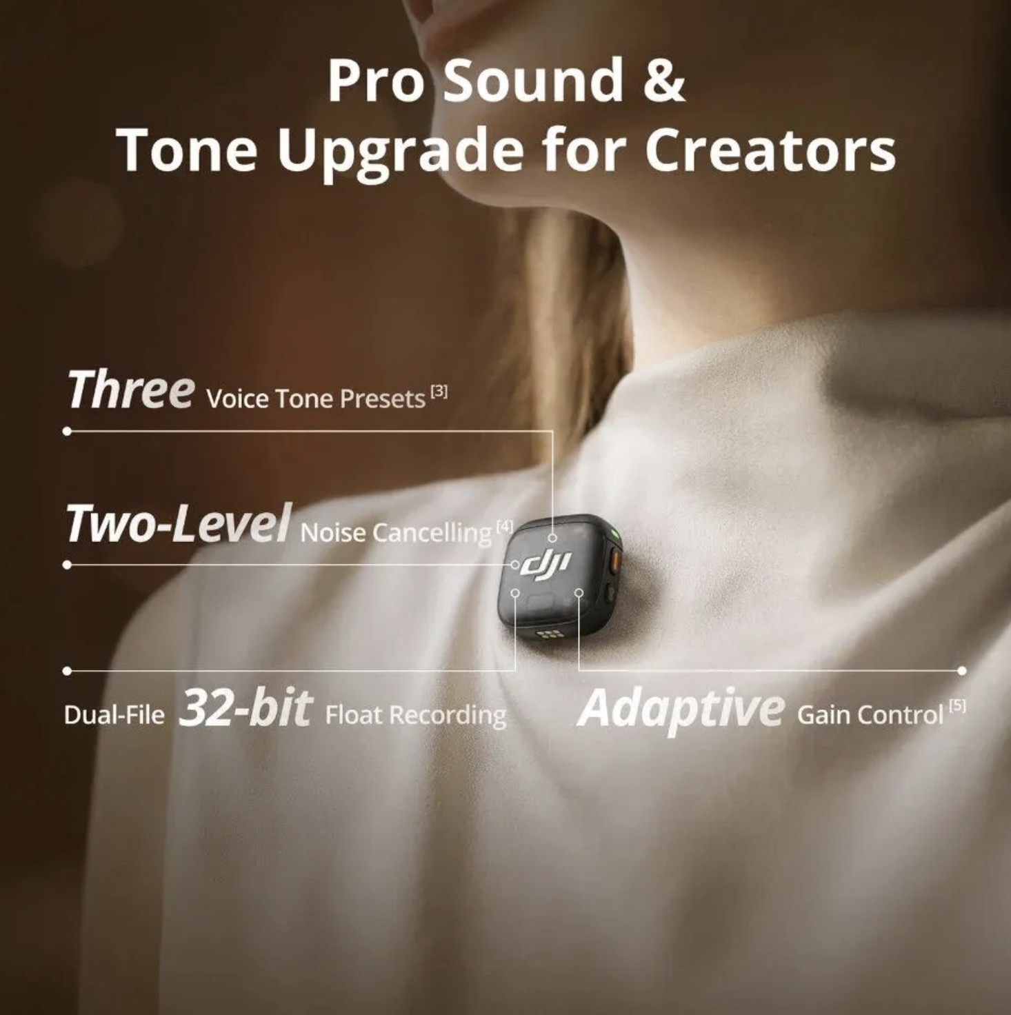 Радиосистема DJI Mic 3 (2TX+RX)