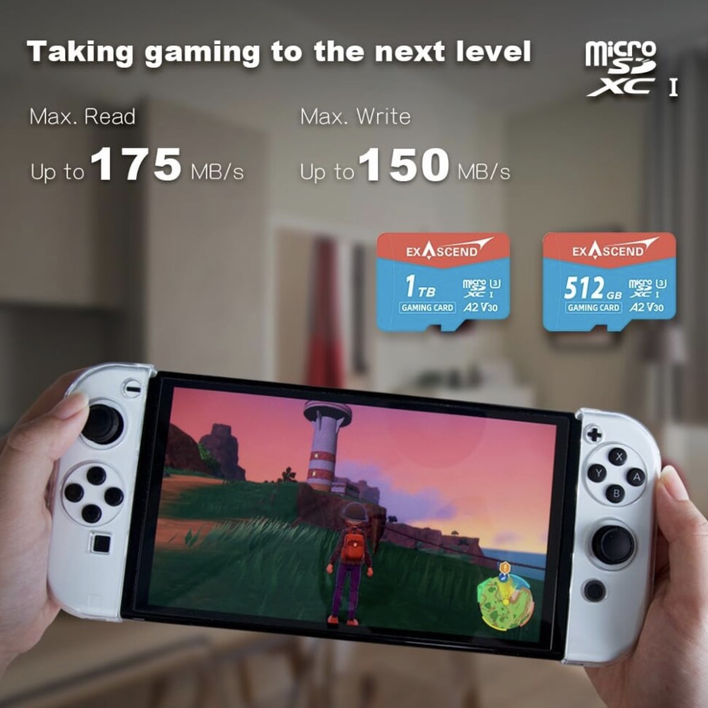 Карта памяти Exascend Gaming microSDXC U3 V2 512GB