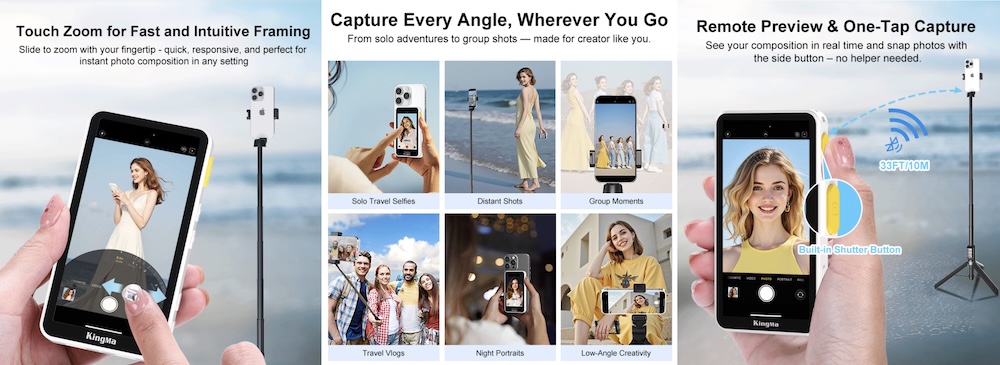 Монитор для селфи KingMa VL-PH02 Ultra Белый