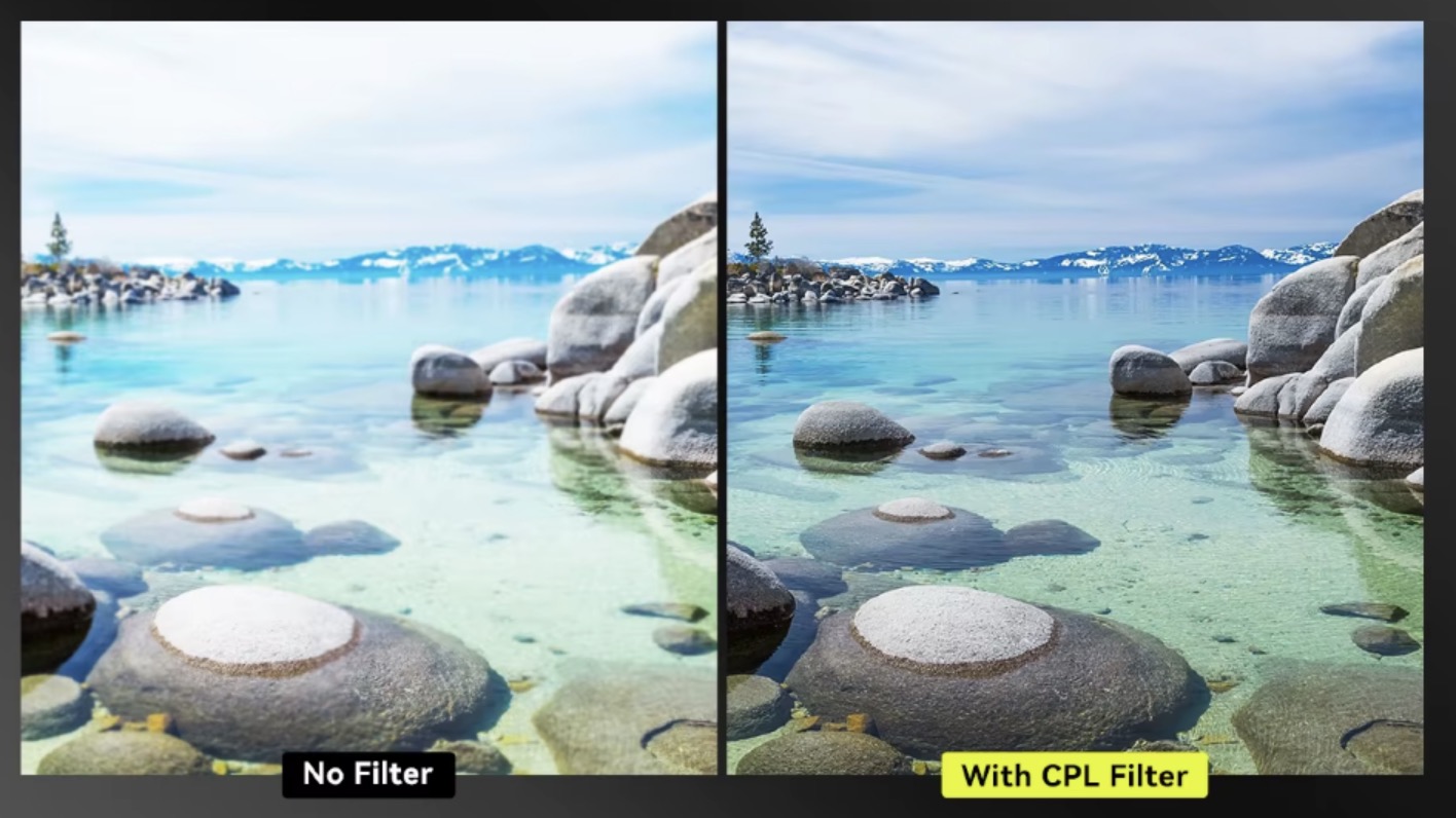 Светофильтр Apexel CPL 52 мм для смартфона