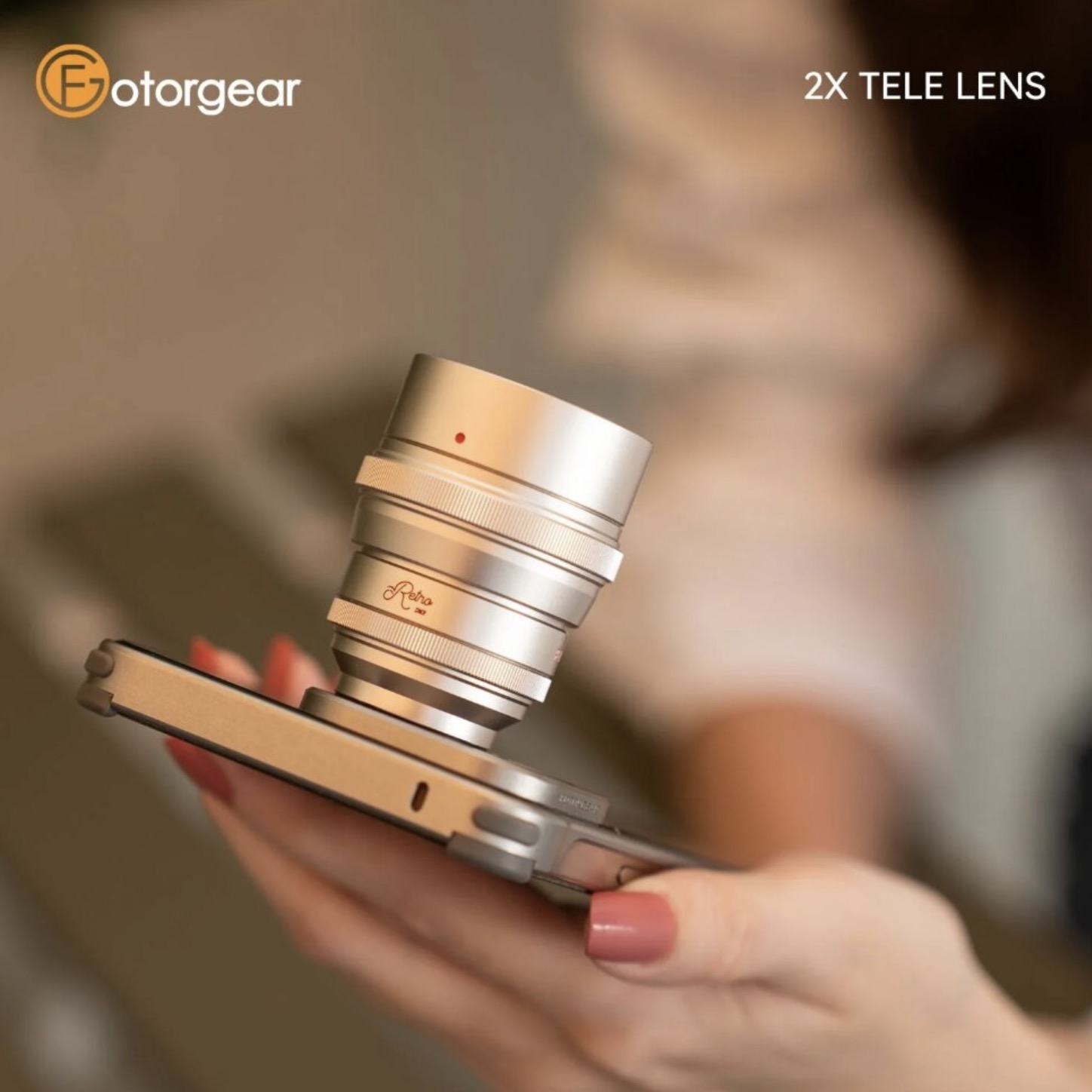Объектив FotorGear Retro 2X Telephoto для смартфона