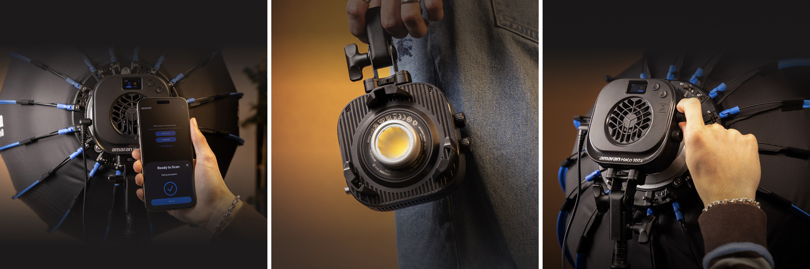 Осветитель amaran Halo 100x