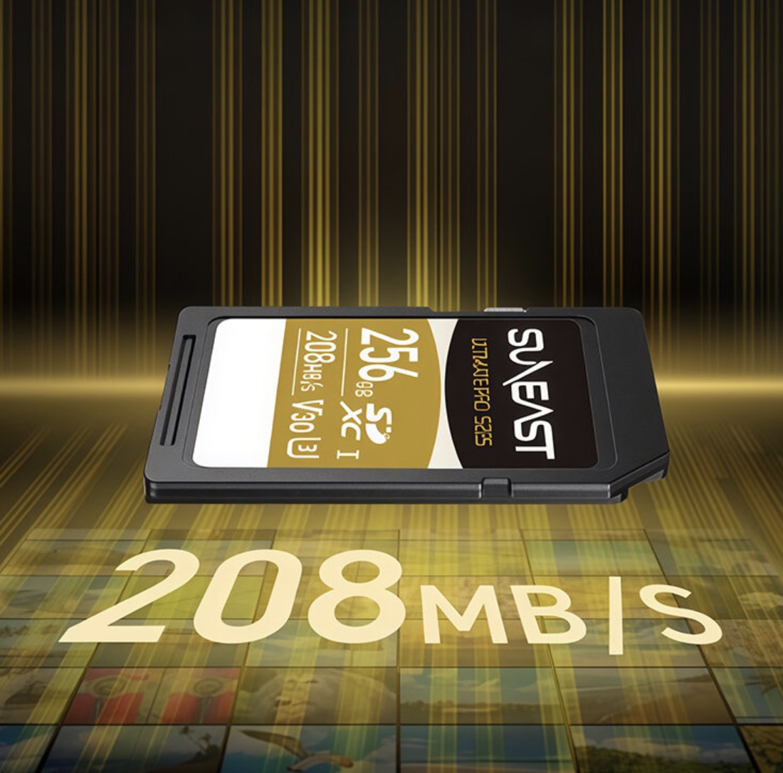Карта памяти SUNEAST Ultimate Pro S225 Gold SDXC UHS-I V30 128Гб