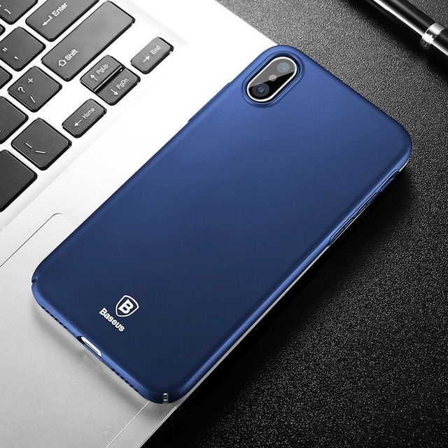 Чехол Baseus Thin Case Dark Blue для iPhone X 
