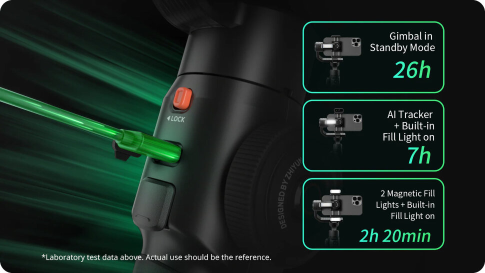 Стабилизатор Zhiyun Smooth 5S AI COMBO черный