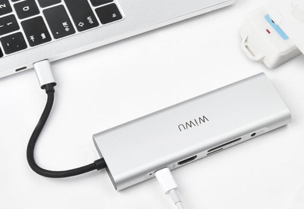 USB-хаб Wiwu Apollo Expander USB-C Silver для MacBook и USB-C устройств