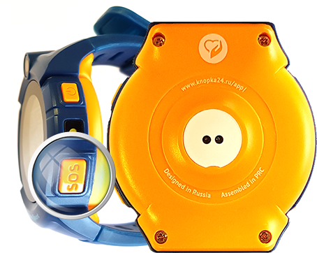 Детские часы-телефон с GPS и шагомером Кнопка жизни Aimoto Sport Red