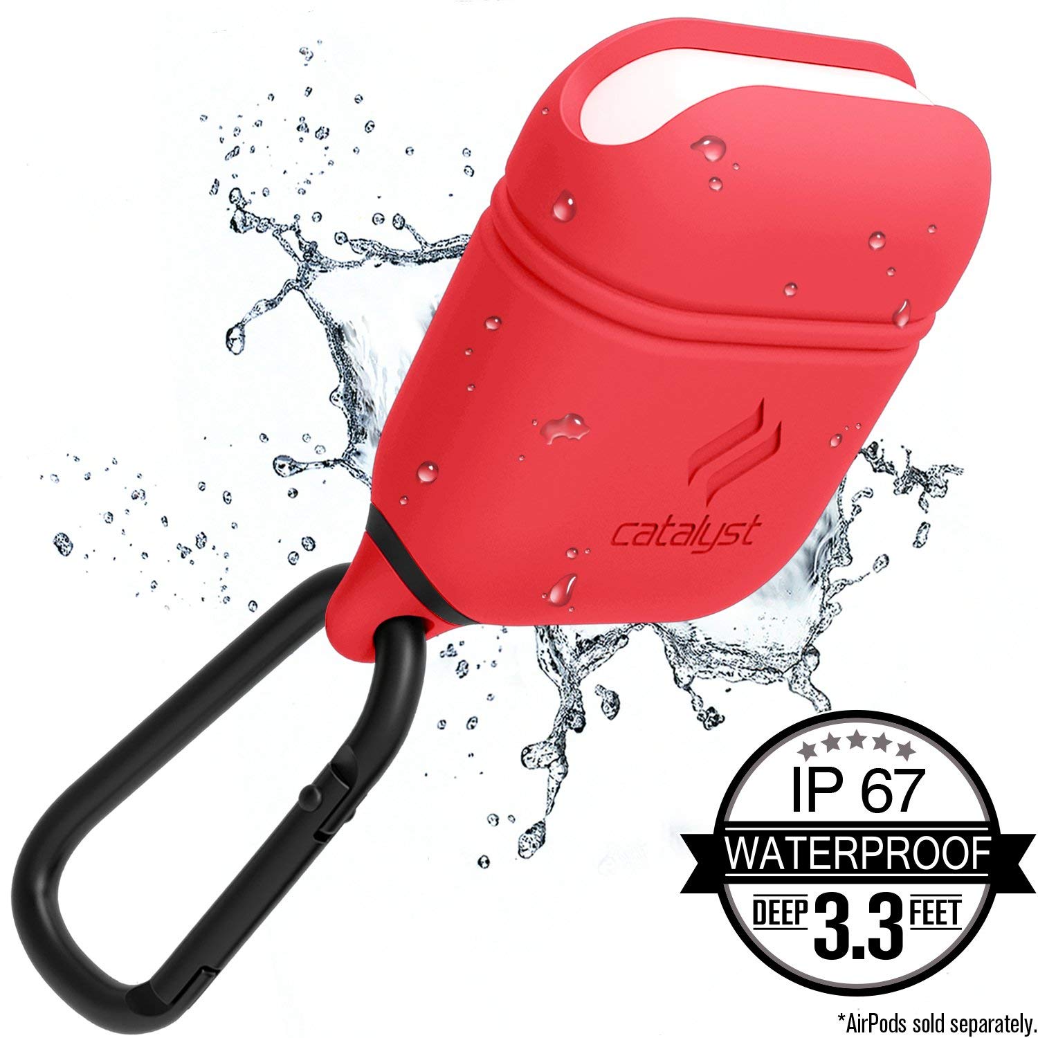 Водонепроницаемый чехол для AirPods Catalyst Waterproof AirPods Case Coral