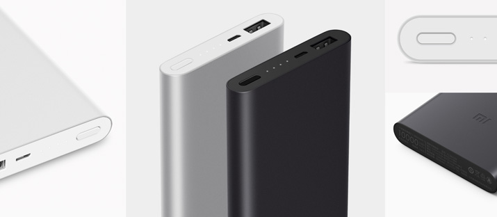 Внешний аккумулятор 10000 mAh Xiaomi Mi Power Bank 2