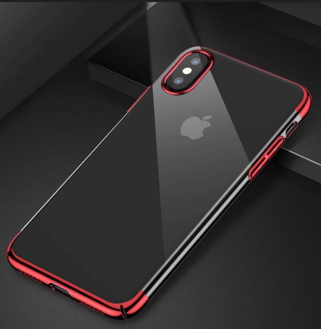 Чехол для iPhone X/XS Baseus Glitter Case Red