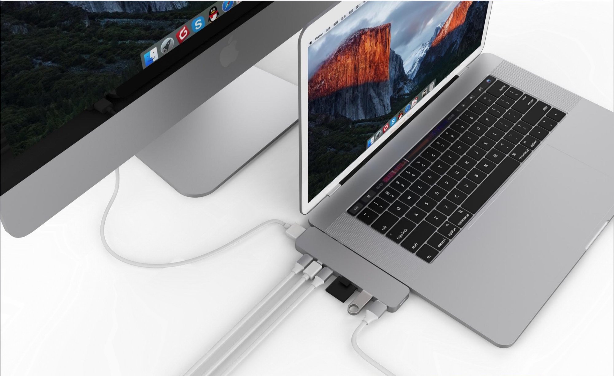 USB-хаб (концентратор) HyperDrive PRO 8-in-2 Hub для USB-C MacBook Pro 13" и 15" 2016/2017/2018