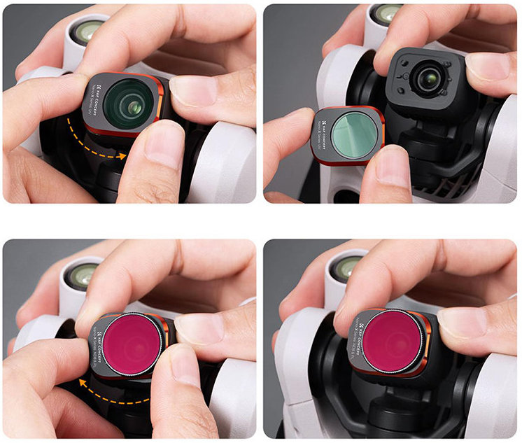 Комплект светофильтров K&F Concept для DJI Mini 3 Pro (5 шт+лопасти)