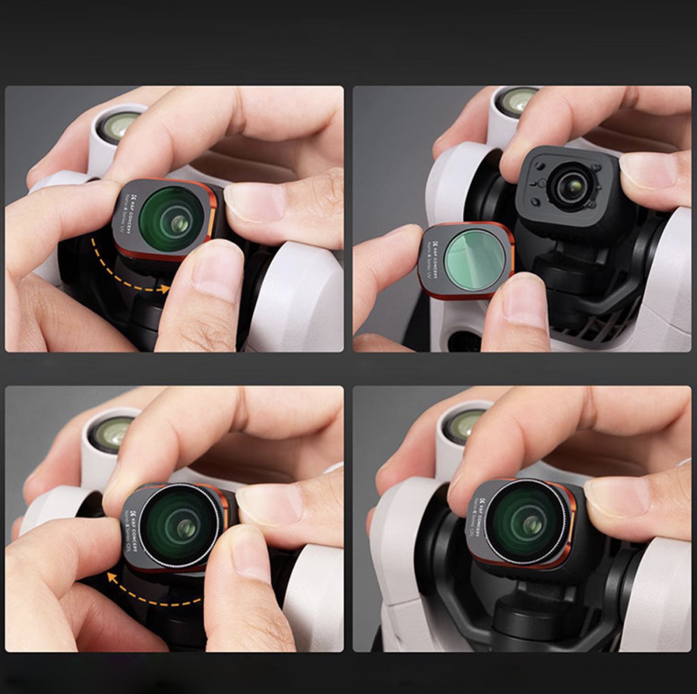 Комплект светофильтров K&F Concept для DJI Mini 3 Pro (6 шт)