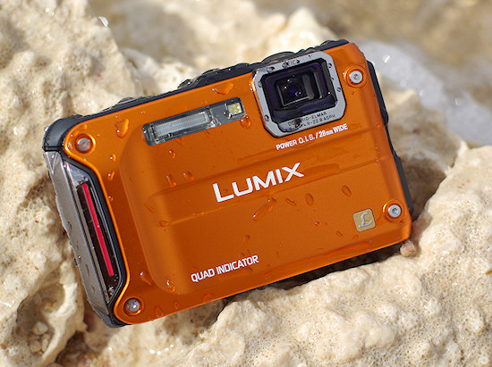 Подводный фотоаппарат Panasonic Lumix DMC-FT4 (оранжевый)