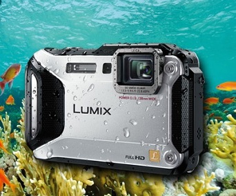 Подводный фотоаппарат Panasonic Lumix DMC-FT5 (серебристый) 