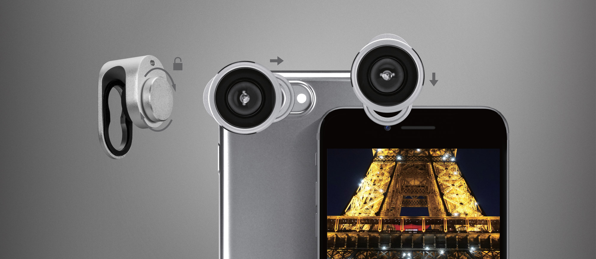 Премиум-набор объективов для смартфона Momax X-Lens Pro Premium Lens Kit 4 in 1
