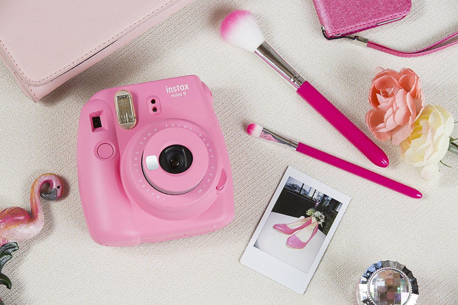 фотоаппарат Instax Mini 9 розовый